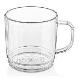 GastroCups Kulplu Bardak, 250 ml, Polikarbonat, Şeffaf