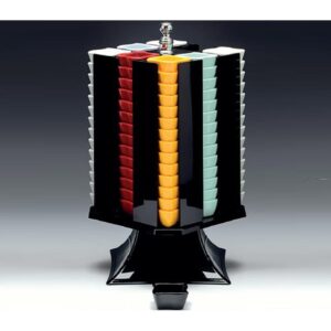 Zicco ZCP-477 Polikarbın Döner Sosluk Reçellik Standı, 20x20x42 cm