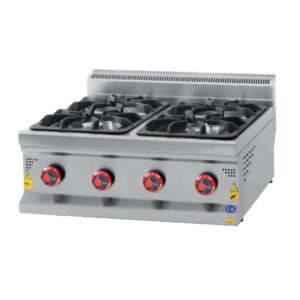 Karacasan 600 Seri 4 Gözlü Ocak, Gazlı