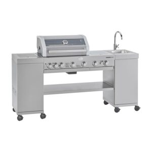 Rösle Videro G4-SK Paslanmaz Çelik Barbekü İstasyonu, Gazlı